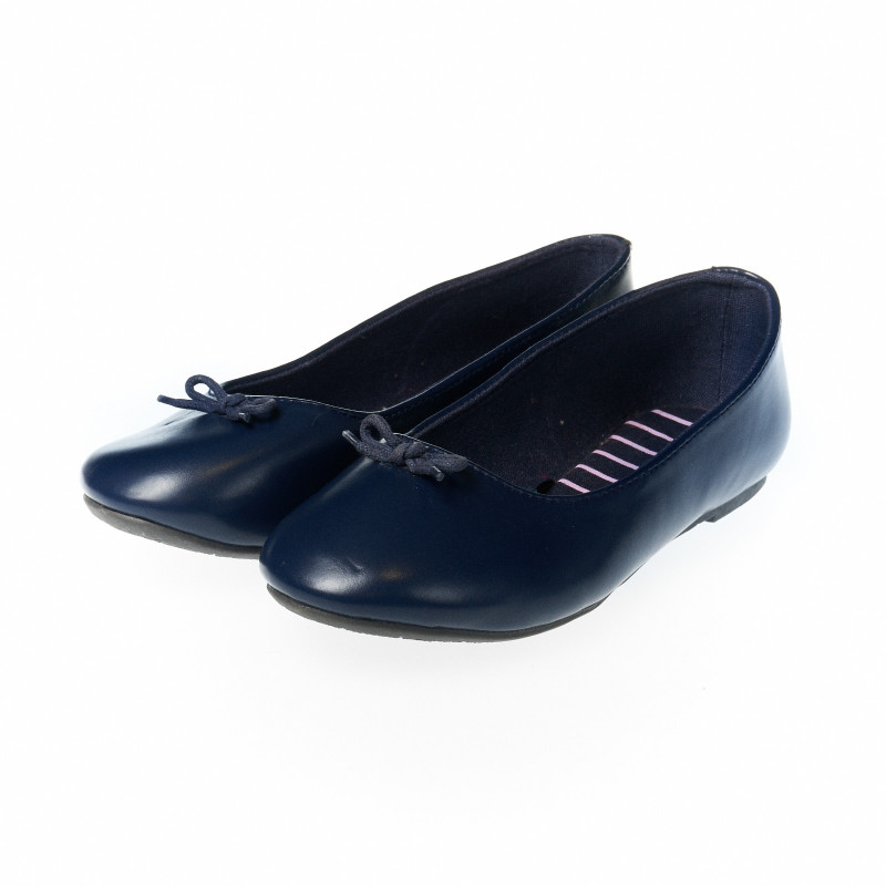 Pantofi cu fundă albastră, pentru fete  34153