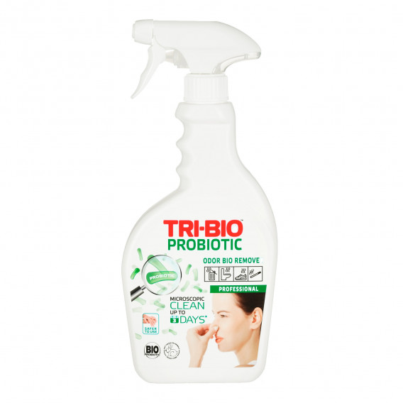 420 ml. TRI-BIO Probiotic profesional pentru îndepărtarea mirosurilor ecologice, spray Tri-Bio 342366 