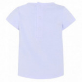 Bluză din bumbac cu mânecă scurtă cu imprimeu multicolor pentru fete Tuc Tuc 34468 2