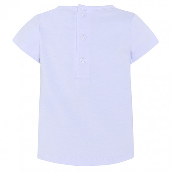 Bluză din bumbac cu mânecă scurtă cu imprimeu multicolor pentru fete Tuc Tuc 34468 2