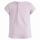 Tricou din bumbac cu mânecă scurtă de culoare albă cu imprimeu pește și steluță de mare pentru fete Tuc Tuc 34471 2