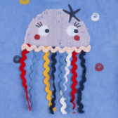 Bluză cu mâneci lungi, cu o aplicație amuzantă de meduze pentru fete Tuc Tuc 34475 3
