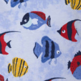 Tricou din bumbac cu guler și imprimeu colorat de pește pentru băieți Tuc Tuc 34502 3