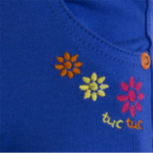Pantaloni de fete decorați cu flori brodate colorate Tuc Tuc 34562 3
