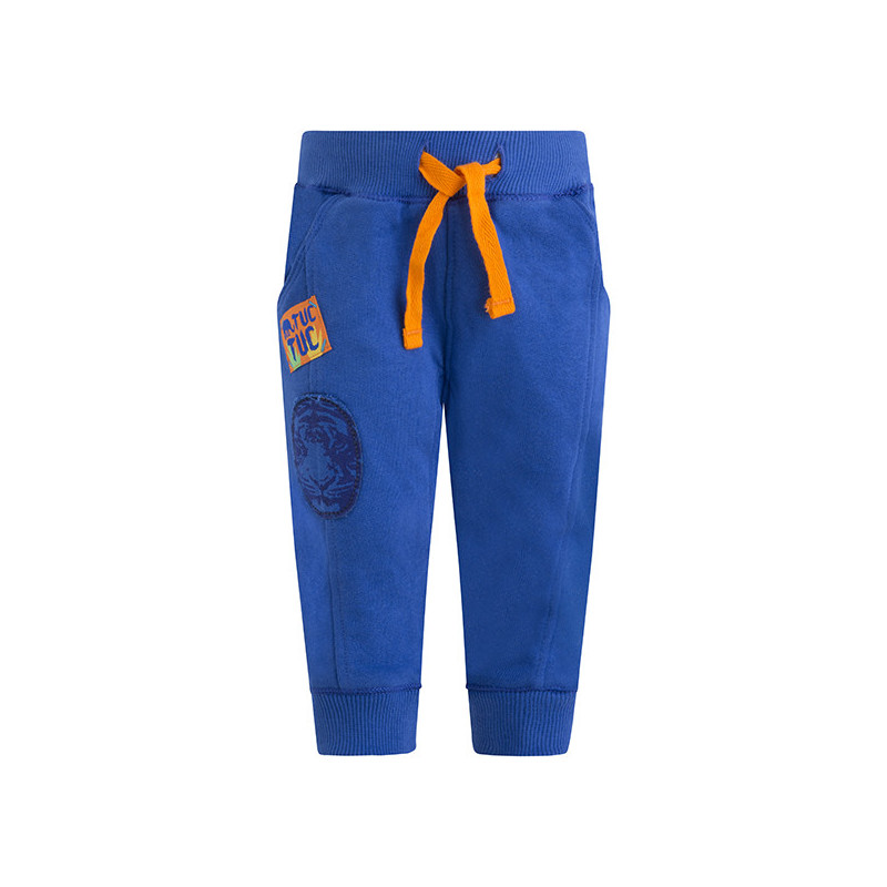 Pantaloni cu aplicații și un logo pentru băieți  34578