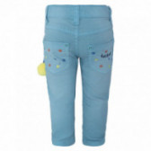 Pantaloni din denim cu broderie colorată pentru fete Tuc Tuc 34606 2