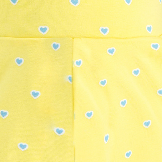 Pantaloni scurți cu imprimeu de inimi albastre pentru fete Tuc Tuc 34610 3
