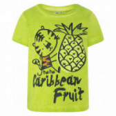 Tricou din bumbac cu design ananas pentru băieți Tuc Tuc 34653 