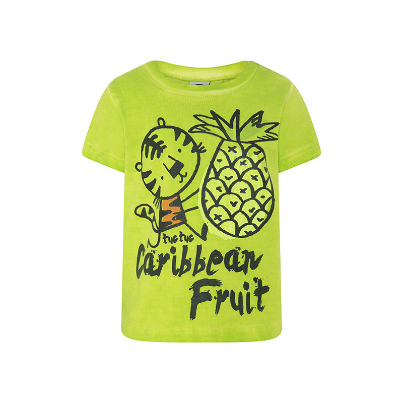 Tricou din bumbac cu design ananas pentru băieți  34653