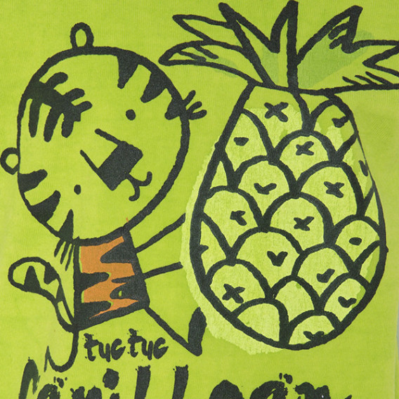 Tricou din bumbac cu design ananas pentru băieți Tuc Tuc 34655 3
