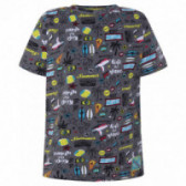 Tricou din bumbac cu motive nautice de vară pentru băieți Tuc Tuc 34753 