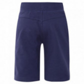 Pantaloni scurți din bumbac bleumarin cu imprimeu colorat pentru băieți Tuc Tuc 34775 2