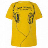Tricou din bumbac cu imprimeu de căști pentru băieți Tuc Tuc 34800 