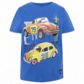 Tricou din bumbac cu imprimeu auto pentru băieți Tuc Tuc 34803 