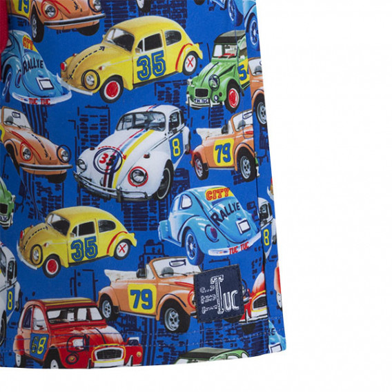 Costum de baie pentru băieți cu imprimeu colorat cu mașini Tuc Tuc 34808 3