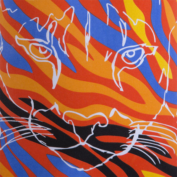 Bluză de bumbac cu imprimeu multicolor pisică sălbatică, pentru fete Tuc Tuc 34872 3