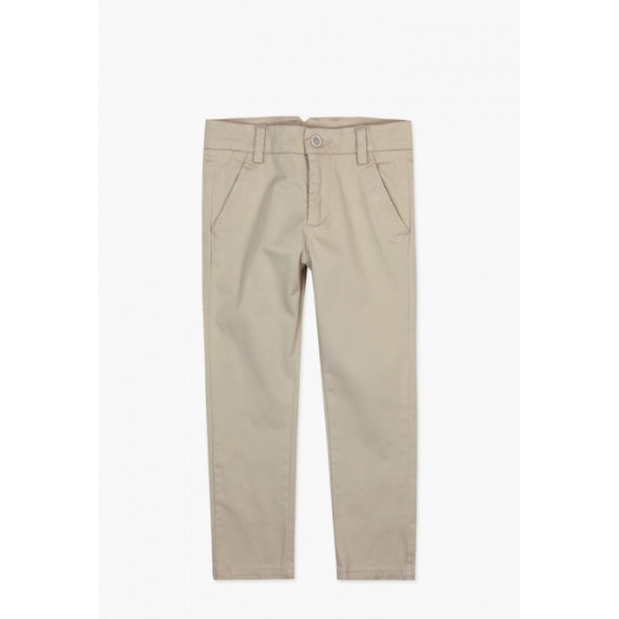 Pantaloni din bumbac cu elastan, cu un design clar pentru băieți Boboli 35259 