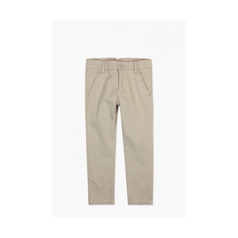 Pantaloni din bumbac cu elastan, cu un design clar pentru băieți  35259