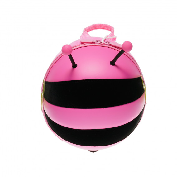 Rucsac mini pentru copii - albină cu centura de siguranță, roz Supercute 35634 