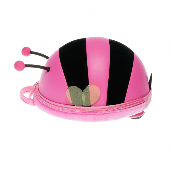 Rucsac mini pentru copii - albină cu centura de siguranță, roz Supercute 35638 8