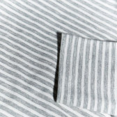 Bluză din bumbac cu dungi cu mânecă lungă pentru fete Benetton 36001 3