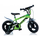 Bicicletă de copii cu roți ajutătoare Dino Bikes 36223 