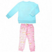 Pijamale de bumbac cu imprimeu unicorn pentru fete Chicco 36493 2