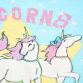 Pijamale de bumbac cu imprimeu unicorn pentru fete Chicco 36494 3