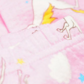 Pijamale de bumbac cu imprimeu unicorn pentru fete Chicco 36496 5