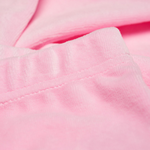 Pijama din bumbac cu roz aplicat pentru fete Chicco 36499 3