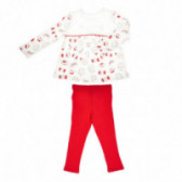 Pijamale de bumbac cu motive de Crăciun pentru fete Chicco 36517 2