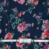 Rochie cu mâneci lungi, cu imprimeu floral și curea Boboli 3652 3