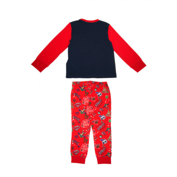 Pijamale de bumbac cu imprimeu de Crăciun pentru băieți Chicco 36536 2