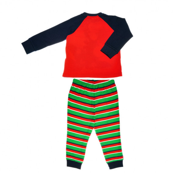 Pijamale de bumbac cu motive de Crăciun pentru băieți Chicco 36541 2