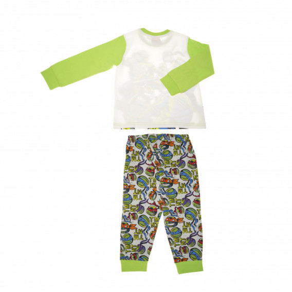 Pijama din bumbac cu imprimeu gri pentru băieți Chicco 36581 2