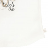 Bluză din bumbac cu imprimeu de iepuraș pentru fete Boboli 3665 4