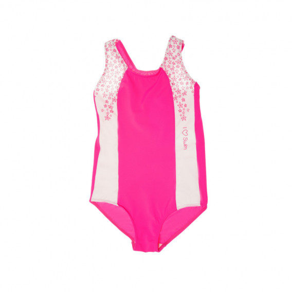 Costum de baie cu stele roz pentru fete Chicco 36824 