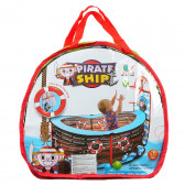 Cort de joaca pentru copii - Nava pirati cu cos de baschet ITTL 368665 5