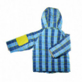 Jachetă cu glugă pentru băieți, Chicco, carouri albastre Chicco 36874 2