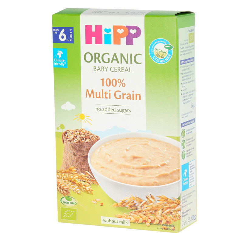 Terci de cereale organice fără lapte 200 g  369370