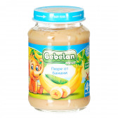 190 g. Piure de banane fără adaos de zahăr pentru copii cu vârsta peste 4 luni Bebelan 369381 