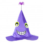 Pălărie de vrăjitoare pentru fete, violet Fiesta Guirca 369401 2