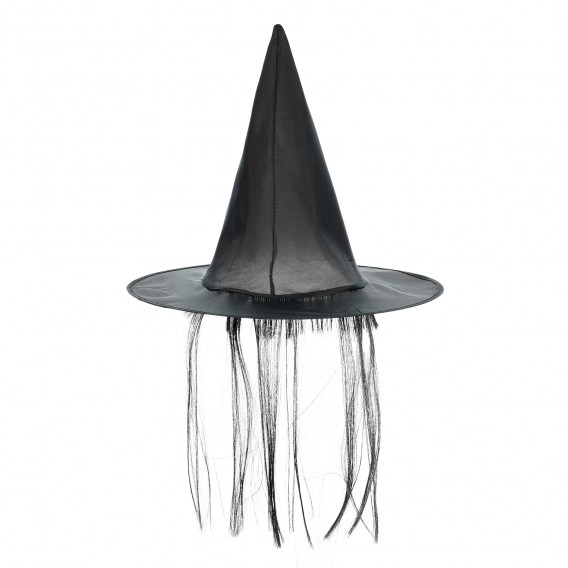 Pălărie de vrăjitoare cu păr pentru fete Fiesta Guirca 369406 3