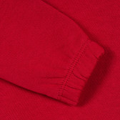Bluză din bumbac organic cu mâneci bufante, roșie Name it 369875 2