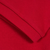 Bluză din bumbac organic cu mâneci bufante, roșie Name it 369876 3