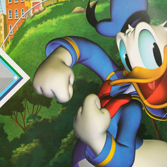 Suport de farfurii, Duck Donald cu un joc de dame Disney 370002 2