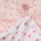 Prosop moale pentru îmbrățișat PARACAIDISTA roz Inter Baby 370024 3