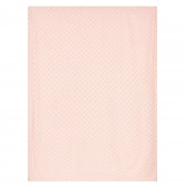 Pătură 80 x 100 cm cu urs moale, pentru bebeluși, roz Inter Baby 370236 2