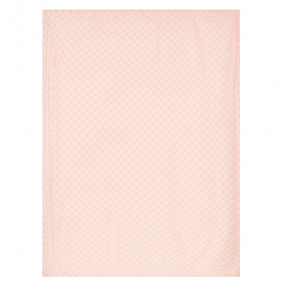 Pătură 80 x 100 cm cu urs moale, pentru bebeluși, roz Inter Baby 370236 2