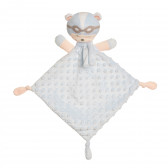Pătură 80 x 100 cm cu jucărie moale Parașutist, pentru bebeluși, albastru Inter Baby 370244 4